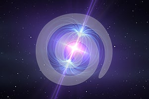 Magnetar - neutron star with an extremely powerful magnetic field