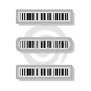 Magnetic bar codes for goods