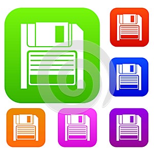 Magnetic diskette set collection