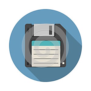 Magnetic floppy disc icon