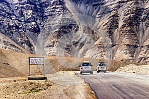 Magnetic Hill , leh, Ladakh, Jammu and Kashmir, India photo