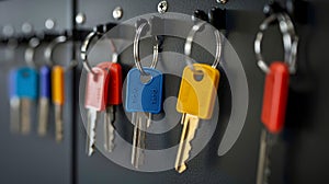 Magnetic Key Tags for Convenient Attachment