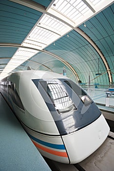 Magnetic levitation train