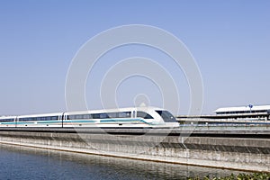 Magnetic levitation train