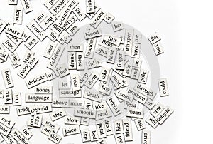 Magnetic Poetry Words English Grammar photo