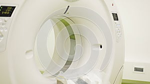 Magnetic resonance imaging MRI scan in a modern hospital