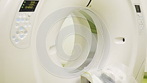 Magnetic resonance imaging MRI scan in a modern hospital