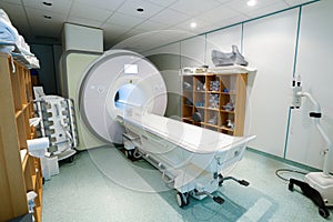 Magnetic resonance spectroscopy machine in hospital