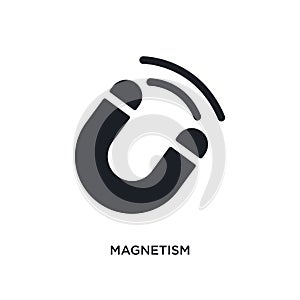 magnetism isolated icon. simple element illustration from science concept icons. magnetism editable logo sign symbol design on