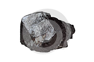 Magnetite mineral isolated photo