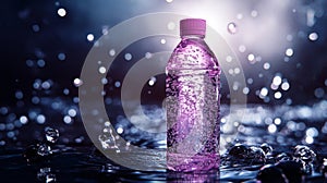 Magnetized Water Bottle Featuring Structured Water Molecules