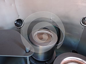 Magnetron sputtering source with two inch titanium target