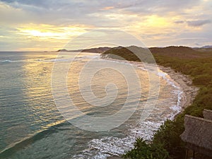 Magnific rock bay in Nicaragua photo
