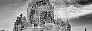 Magnificence of Hotel Chateau de Frontenac, Quebec Castle photo