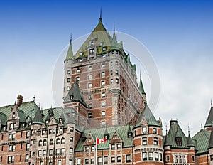 Magnificence of Hotel Chateau de Frontenac, Quebec Castle photo