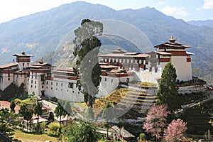 Magnificent Bhutan Landmark, The Trongsa Dzong