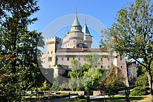 Magnificent castle Bojnice in Slovakia