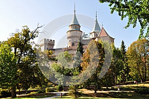 Nádherný zámek Bojnice na Slovensku