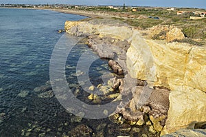 The magnificent coastline of Ragusa province