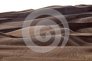 Magnificent colors of Great Sand Dunes National Park and Preserve, San Luis Valley, Colorado, United States