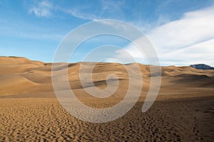 Magnificent colors of Great Sand Dunes National Park and Preserve, San Luis Valley, Colorado, United States