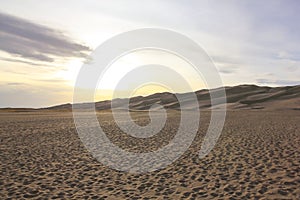 Magnificent colors of Great Sand Dunes National Park and Preserve, San Luis Valley, Colorado, United States