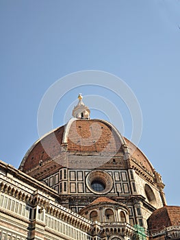 The magnificent Dome of Florence`s basilica.