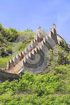 Magnificent Great Wall, famous tourist spot, Beijing, China