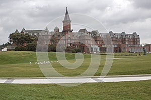 The magnificent luxurious Slieve Donard Hotel in Newcastle Count