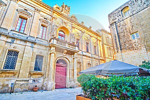 The Town Hall of Mdina, Malta