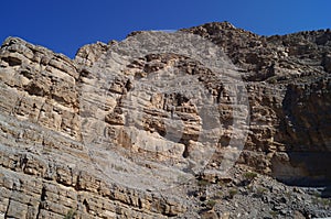 A magnificent mountain landscape. Al Hajar Mountains