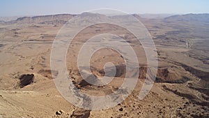 Magnificent mountain landscape in Israel. Mitzpe Ramon.. Israel