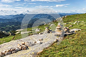 Magnificent panorama of the Rhune in the French Basque Country