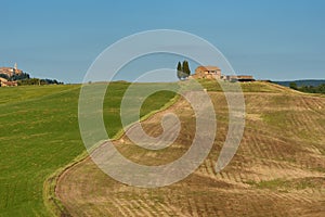 Magnificent spring rural landscape.