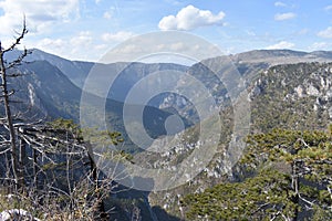 The Magnificent Tara Canyon,the deepest European canyon,Tmorska Glavica lookout,
