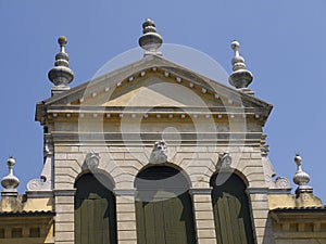 The magnificent Venetian Villas along the Brenta Canal which connects Padua and Venice