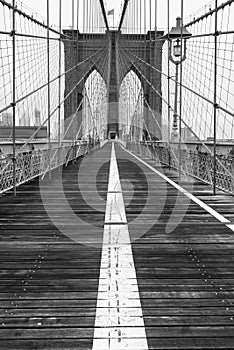 A magnificent view of Brooklyn Bridge