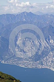 View from Altissimo to lake Garda photo