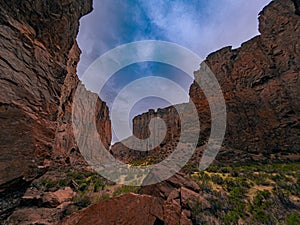 Magnificent views of the Cañadón de la Buitrera