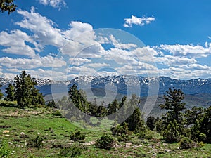 Magnificent views of the Taurus mountains and plateaus photo