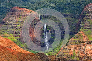 Magnificent Waimea Canyon (also known as Grand Canyon of the Pacific) in Kauai Island