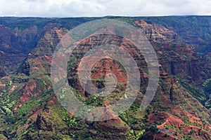 Magnificent Waimea Canyon (also known as Grand Canyon of the Pacific) in Kauai Island