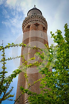 Magnificent Yivli Fluted Minaret of the Mosque of Antalya