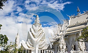 Magnificently grand white church