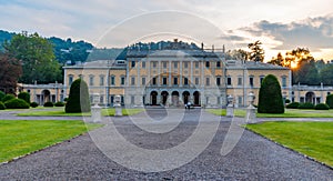 Magnificient villa Olmo in Como, Italy photo