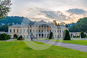 Magnificient villa Olmo in Como, Italy photo