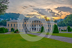 Magnificient villa Olmo in Como, Italy photo