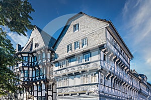 Magnified Historic House Facade in Goslar