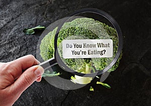 Magnified What You're Eating food label