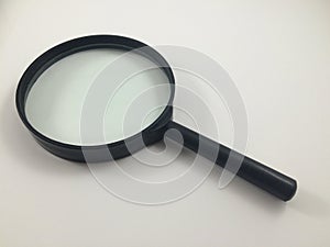 Magnifier Glass, Black handled magnifying glass